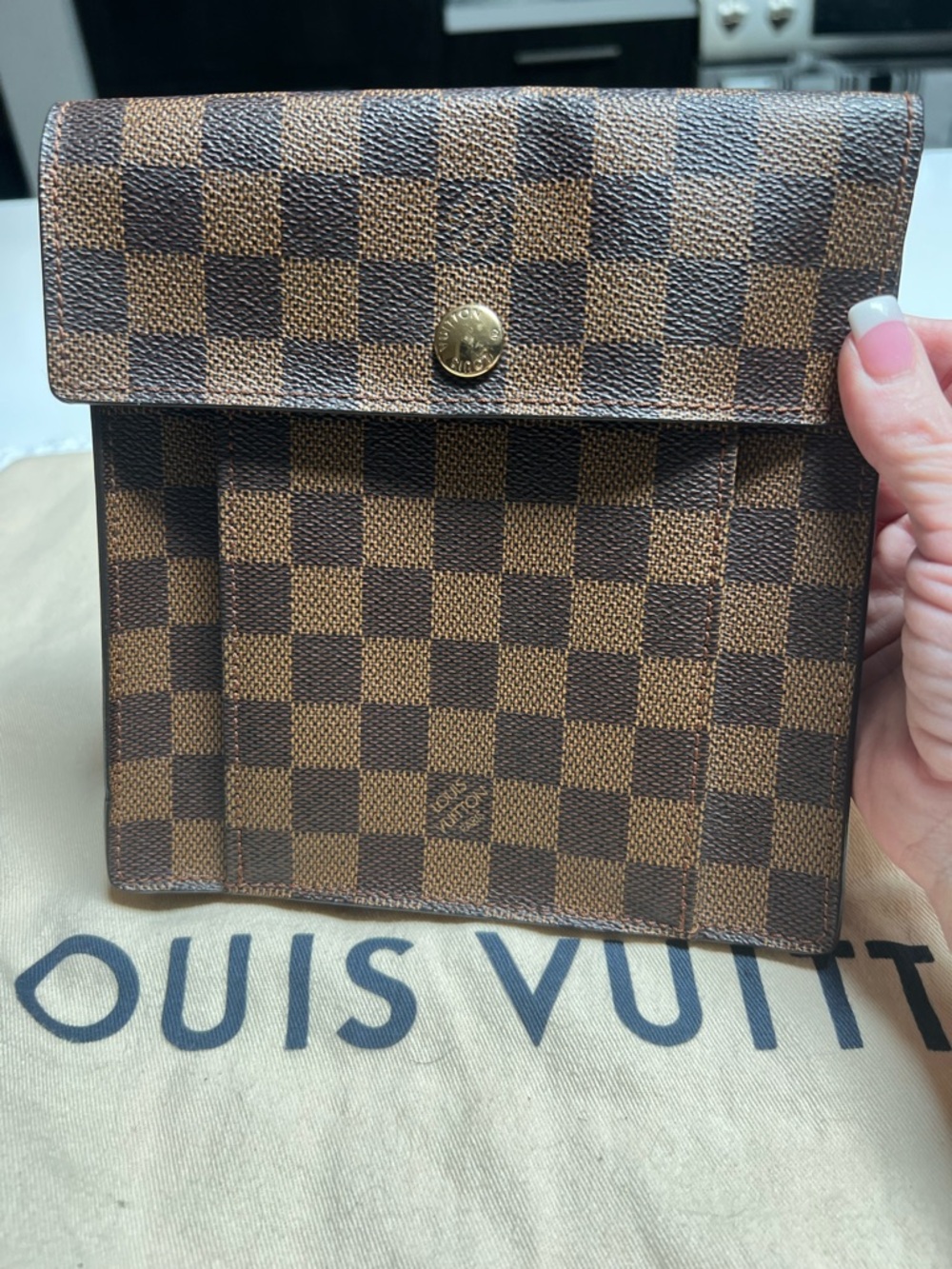 Louis Vuitton Damier Ebene Pimlico Crossbody Purse - Picture 9 of 15